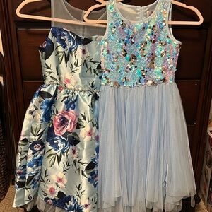 Girls size 10 dresses (2)